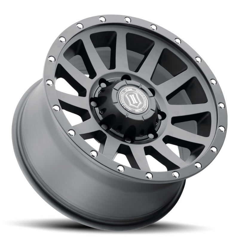 
                      
                        Icon Alloys Compression HD Sat Black Wheel - 18x9/8x180/12mm/5.5in BS
                      
                    