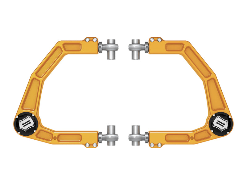 
                      
                        ICON 2024 Toyota Tacoma Billet Upper Control Arm w/ Delta Joint Pro - Gold Anodized
                      
                    