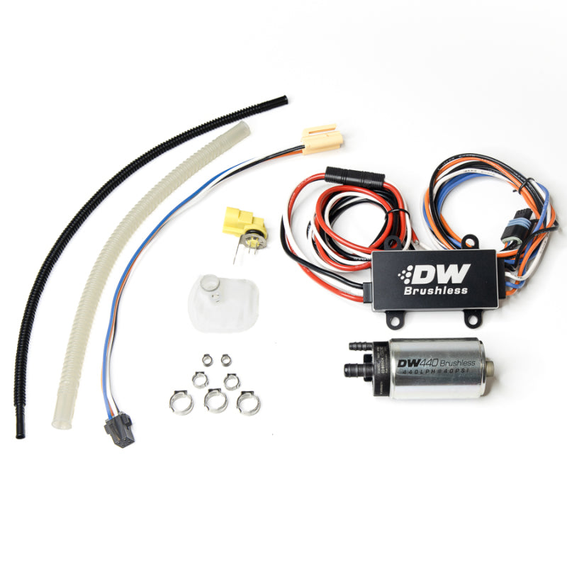 
                      
                        DeatschWerks 03-13 Chevy Corvette 440lph InTank Brushless Fuel Pump w/9-0909 Instl kit/C102 Contrllr
                      
                    