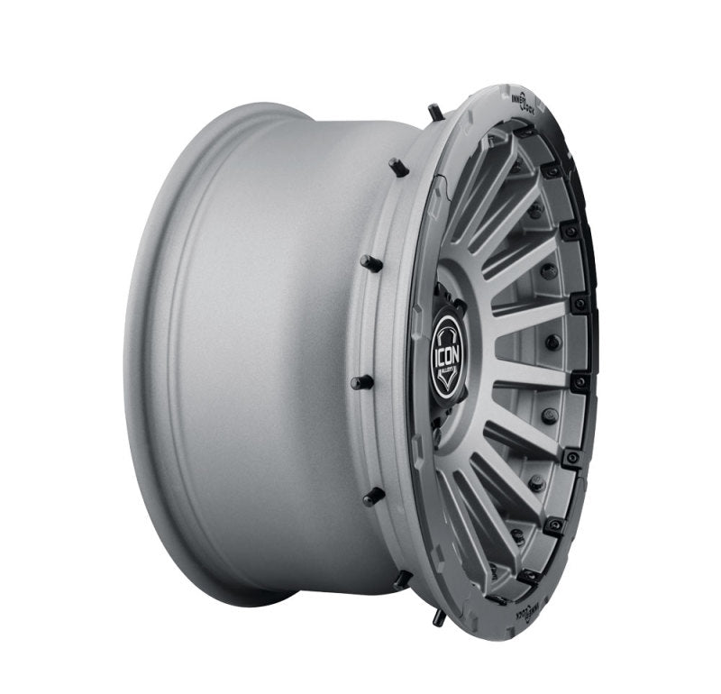 
                      
                        ICON Recon Pro 17x8.5 6 x 135 6mm Offset 5in BS 87.1mm Bore Charcoal Wheel
                      
                    