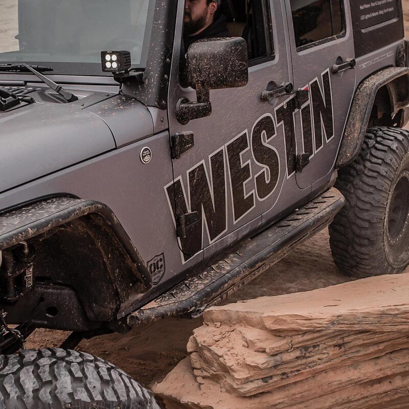 
                      
                        Westin/Snyper 07-17 Jeep Wrangler Unlimited Triple Tube Rock Rail Steps - Textured Black
                      
                    