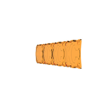 KC HiLiTES FLEX ERA LED Light Bar 10in. Light Shield - Amber (SHIELD ONLY)