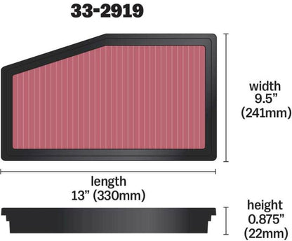 K&N 06 Holden Commodore VE Drop In Air Filter