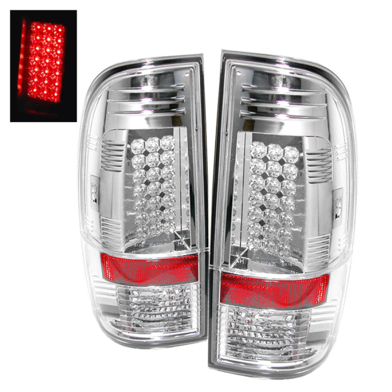 
                      
                        Spyder Ford Super Duty 08-15 LED Tail Lights Chrome ALT-YD-FS07-LED-C
                      
                    
