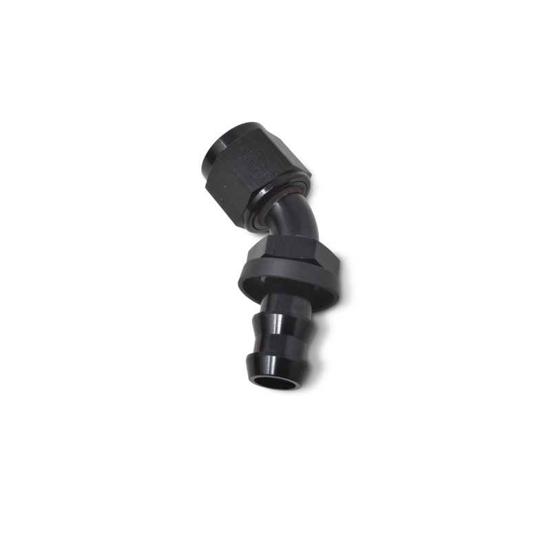 
                      
                        Russell Performance -6 AN Twist-Lok 45 Degree Hose End (Black)
                      
                    