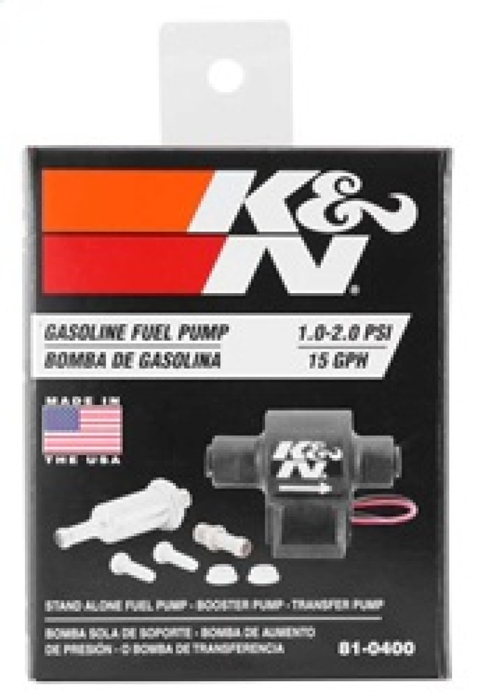 
                      
                        K&N Performance Electric Fuel Pump 1-2 PSI
                      
                    