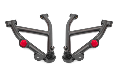 BMR 82-92 GM F-Body A-Arms Lower DOM Non-Adj Delrin Bushings Coilover - Black Hammertone