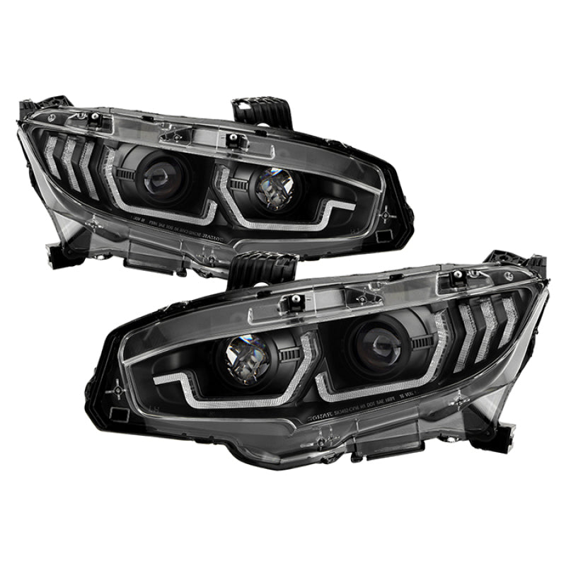 
                      
                        Spyder Honda Civic 16- 2DR/4DR/Hatchback Projector Headlights - Black PRO-YD-HC16SI-SEQGR-BK
                      
                    