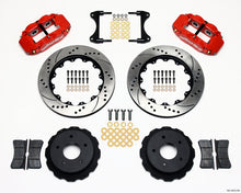 Wilwood Narrow Superlite 4R Rear Kit 14.00in Drill Red 65-82 Corvette C2/C3