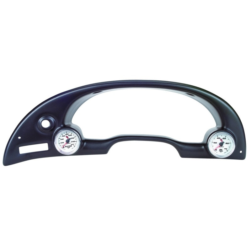 
                      
                        Autometer 94-00 Ford Mustang 52mm Black Dual Instrument Cluster Bezel
                      
                    