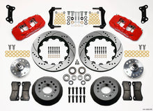 Wilwood AERO6 Front Hub Kit 14.00 Drilled Red 67-69 Camaro 64-72 Nova Chevelle