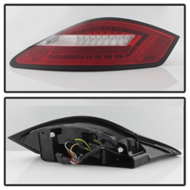 
                      
                        Spyder Porsche 987 Cayman 06-08 / Boxster 05-08 LED Tail Lights - Red Clear ALT-YD-P98705-LED-RC
                      
                    