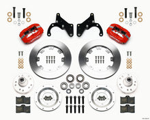 Wilwood Forged Dynalite Front Kit 12.19in Red 65-68 Chevy Impala -Drum Spindle