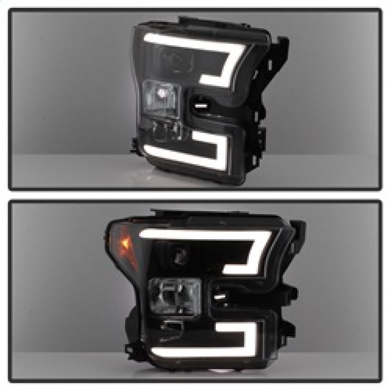 
                      
                        Spyder Ford F150 2015-2017 Projector Headlights - Light Bar DRL LED - Black PRO-YD-FF15015-LBDRL-BK
                      
                    