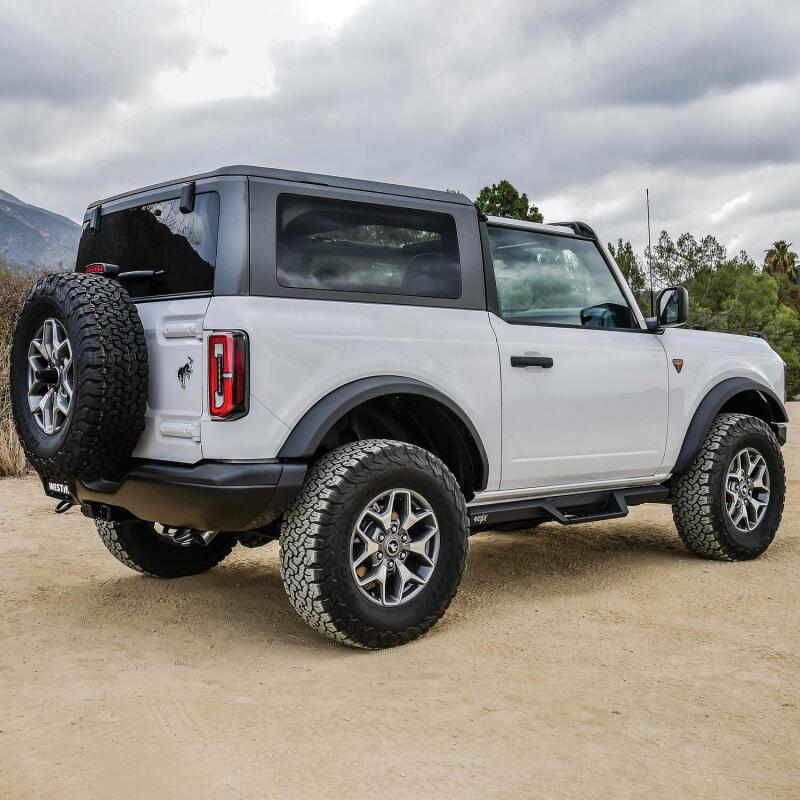 
                      
                        Westin/HDX 2021+ Ford Bronco (2-Door) Drop Nerf Step Bars - Textured Black
                      
                    
