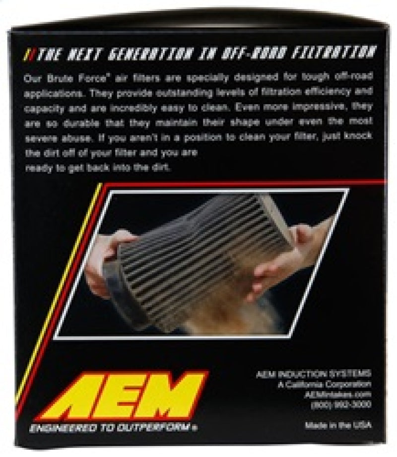 
                      
                        AEM 3 in x 5 in Dryflow Air Filter
                      
                    