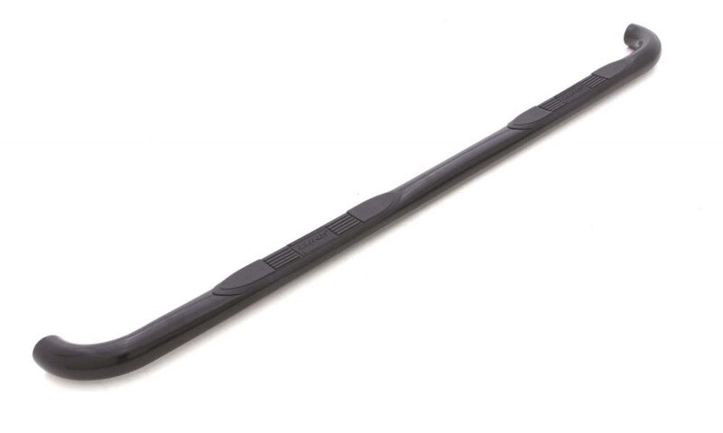 Lund 09-14 Ford F-150 SuperCrew 3in. Round Bent Steel Nerf Bars - Black