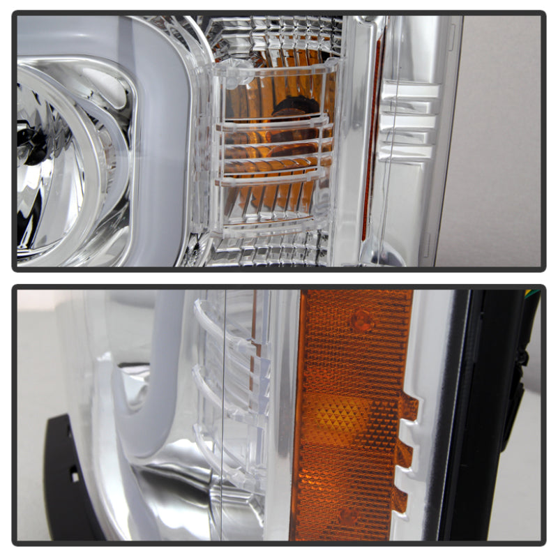 
                      
                        Spyder Chevy Silverado 1500 14-16 Projector Headlights Light Bar DRL Chrm PRO-YD-CS14-LBDRL-C
                      
                    