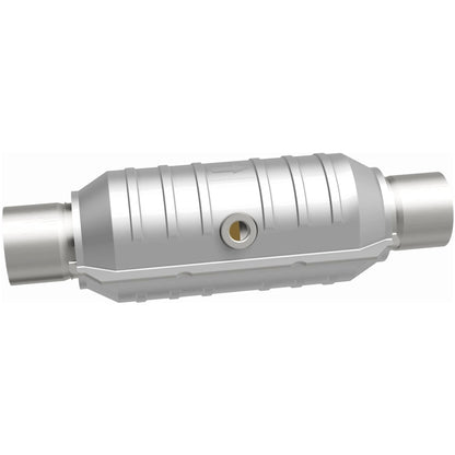 MagnaFlow Conv Univ 2in Inlet/Outlet Center/Center Round 11in Body L x 5.125in W x 15in Overall L