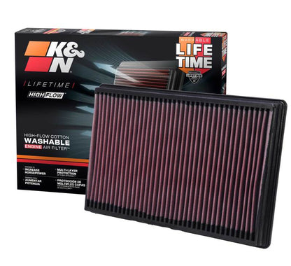 K&N 02-10 Dodge Ram 1500/2500/3500 3.7/4.7/5.7L Drop In Air Filter