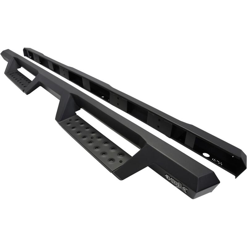 
                      
                        Westin/HDX 99-16 Ford F-250/350/450/550 Crew Cab Drop Nerf Step Bars - Textured Black
                      
                    