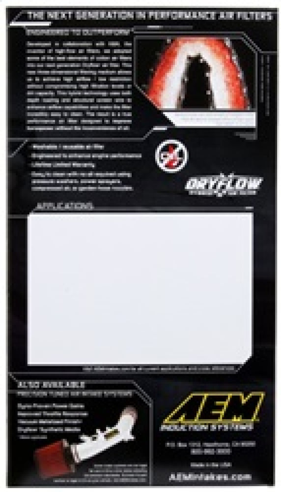 
                      
                        AEM 92-08 Subaru Impreza DryFlow Air Filter
                      
                    
