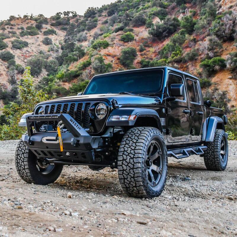 
                      
                        Westin 18-19 Jeep Wrangler JL Stubby Front Bumper - Textured Black
                      
                    