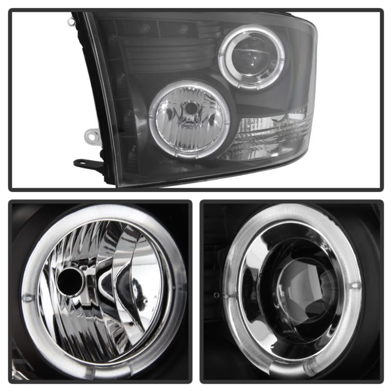 
                      
                        Spyder Dodge Ram 1500 09-14 10-14 Projector Headlights Halogen- LED Halo LED - Blk PRO-YD-DR09-HL-BK
                      
                    