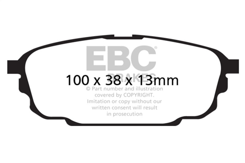 
                      
                        EBC 01-04 Mazda Protege 2.0 (Rear Rotors) Ultimax2 Rear Brake Pads
                      
                    