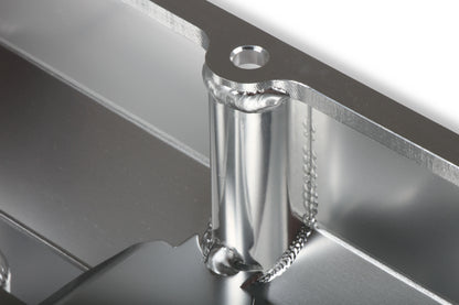 HOLLEY GM LICENSED VALVE COVER - TRACK SERIES - SBC - FABRICATED ALUMINUM - PERIMETER BOLT