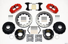 Wilwood Narrow Superlite 4R Rear P-Brk Kit 12.88in Drill Red 2005-2014 Mustang