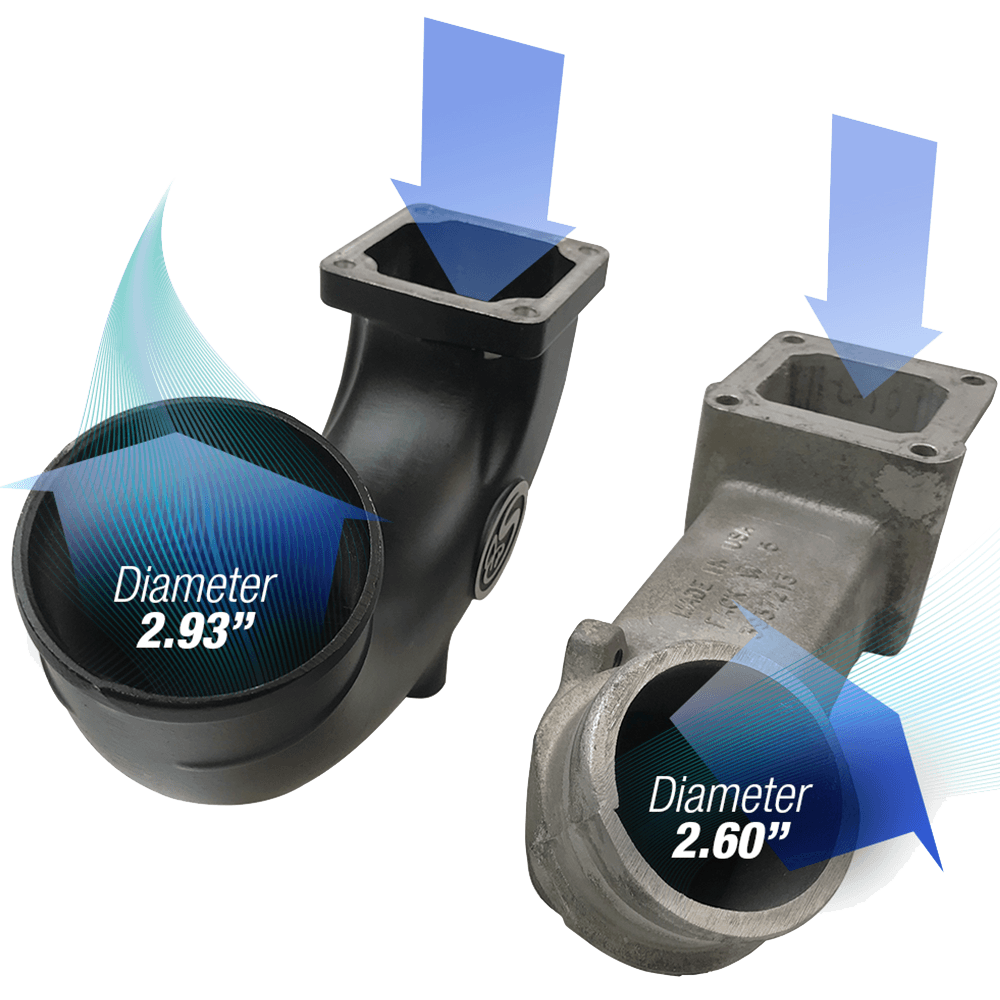 Intake Elbow for 1998-2002 Dodge Ram 2500, 3500 5.9L Diesel