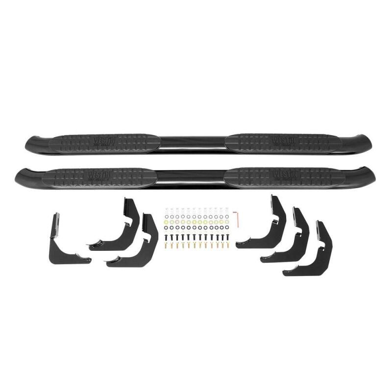 
                      
                        Westin 2007-2018 Toyota Tundra Double Cab PRO TRAXX 4 Oval Nerf Step Bars - Black
                      
                    