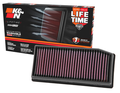K&N 2011 Renault CLI IV 0.9L Replacement Drop In Air Filter