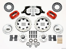Wilwood Forged Dynalite Front Kit 11.75in Drilled Red 59-64 Chevy Impala / 63-64 Corvette