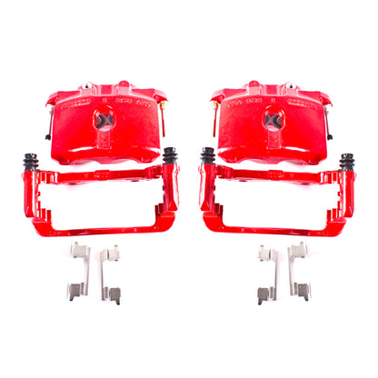 Power Stop 03-06 Cadillac Escalade Rear Red Calipers w/Brackets - Pair