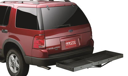 Lund Universal 20in X 60in Basic Cargo Carrier For 2in Hitches - Black