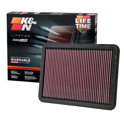 K&N 04-09 Lexus GX470 4.7L / 02-08 Toyota 4Runner / 01-07 Sequoia / 00-06 Tundra Drop In Air Filter