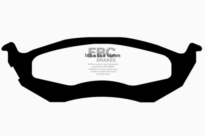 
                      
                        EBC 01-02 Chrysler Prowler 3.5 Ultimax2 Rear Brake Pads
                      
                    