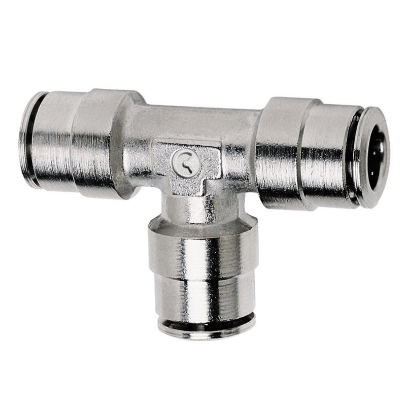 
                      
                        Firestone Union Tee 1/4in. Nickel Push-Lock Air Fitting - Single (WR17603461)
                      
                    