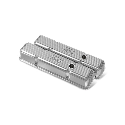 HOLLEY VALVE COVERS - VINTAGE SERIES - FINNED - SBC