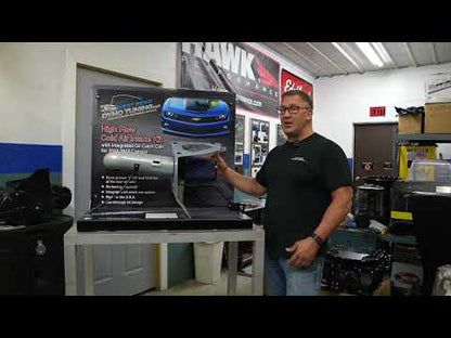 West Bend Dyno Ls Swap Universal Cold Air Intake Kit installed on an LS crate engine with reinforced coupler and high-flow filter.