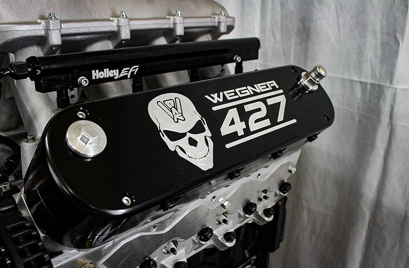 Wegner Automotive Hidden Coils Valve Covers - Rounded (LS)