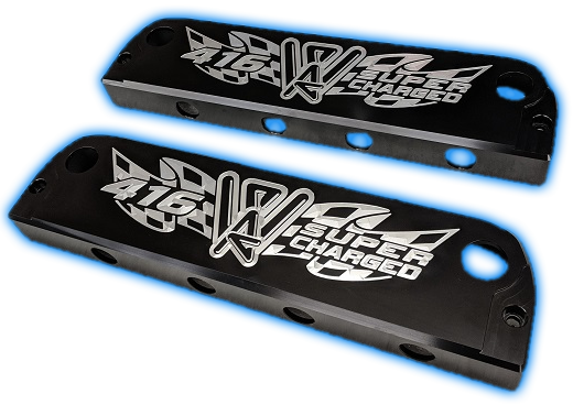 Wegner Automotive Hidden Coils Valve Covers - Long (LS)