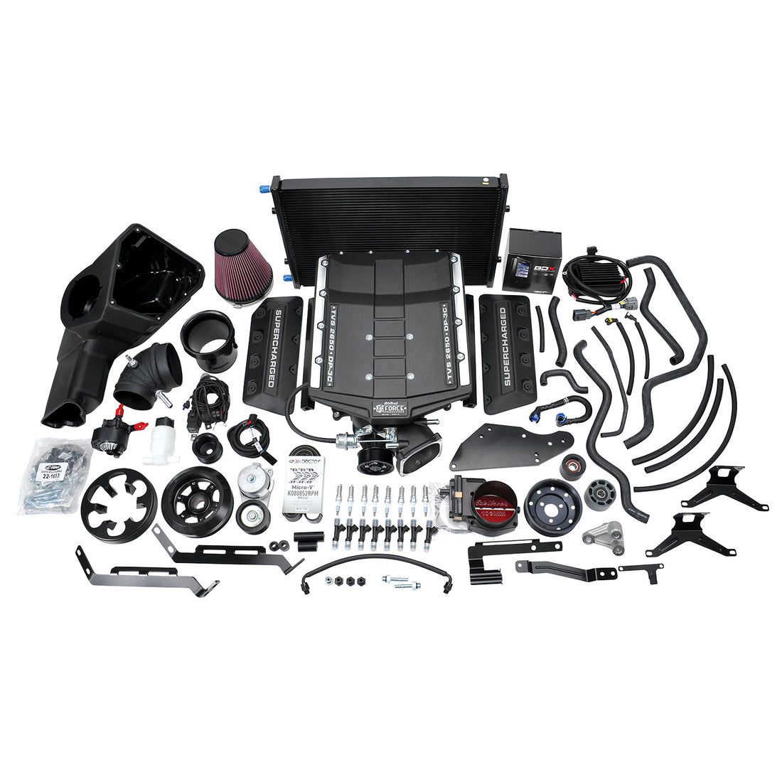 Edelbrock Stg 2 Complete Supercharger #15388 For 18-21 Ford Mustang 5.0L W/ Tune Edelbrock