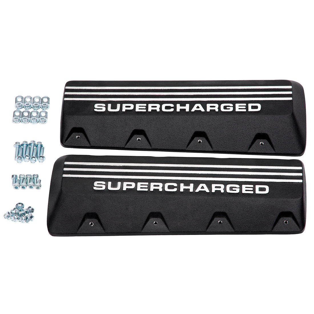Edelbrock Supercharger Coil Covers #41139, 15-19 Chrysler HEMI W/DP-3C SC System Edelbrock