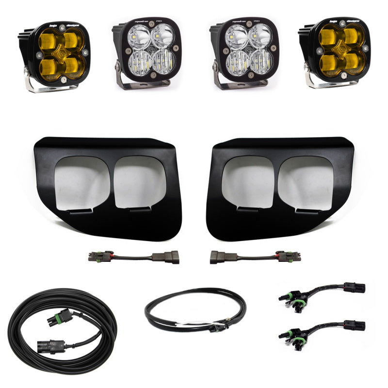 Baja Designs  Ford Super Duty (20-On) Fog Lights FPK Amber SAE/Pro DC Baja Designs w/Upfitter