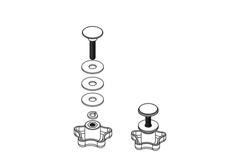 BAK Elevator Bolt Assembly (Includes 2 Complete Knob Sets)